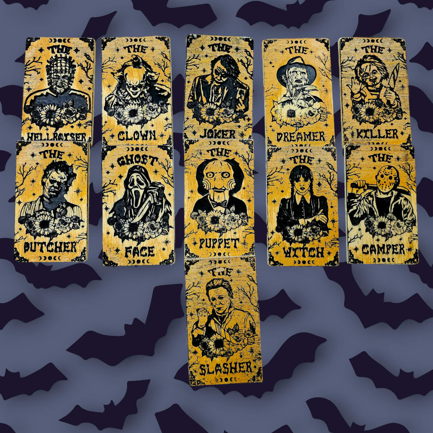 Horror themed Tarot cards